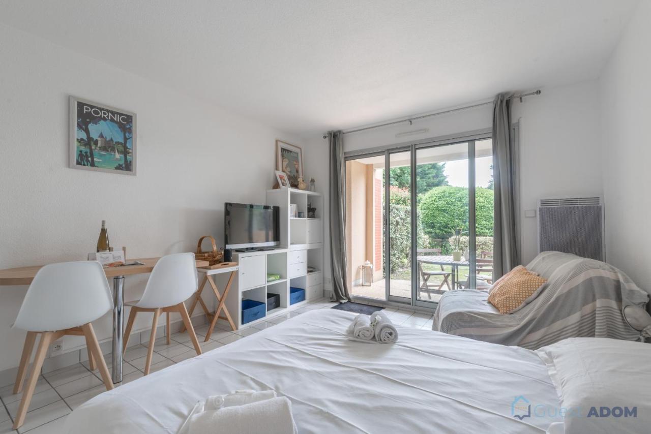 Studio Avec Terrasse Au Golf De Pornic Exteriör bild